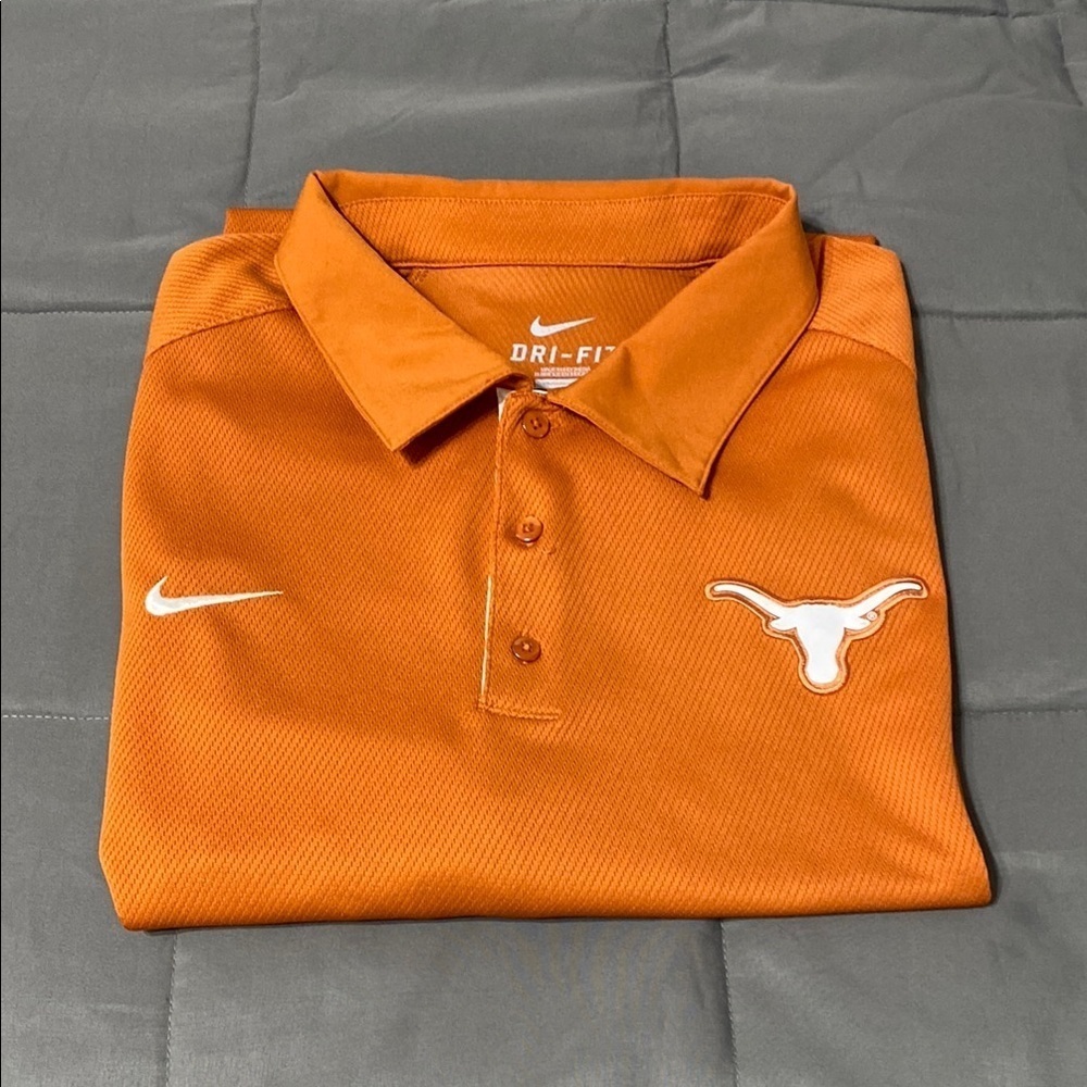 Nike Dri-Fit University of Texas Longhorn polo. XXL